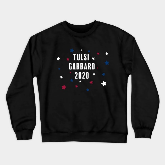 Star Spangled Tulsi Gabbard 2020 Crewneck Sweatshirt by KimberMaddox